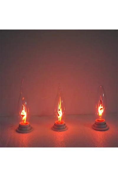 Choice C7-E12-6PCS C7 مصباح LED لهب قاعدة E12 120 فولت 0.8 واط، معتمد من UL/CE لمبة إيديسون لشجرة عيد الميلاد، Ch