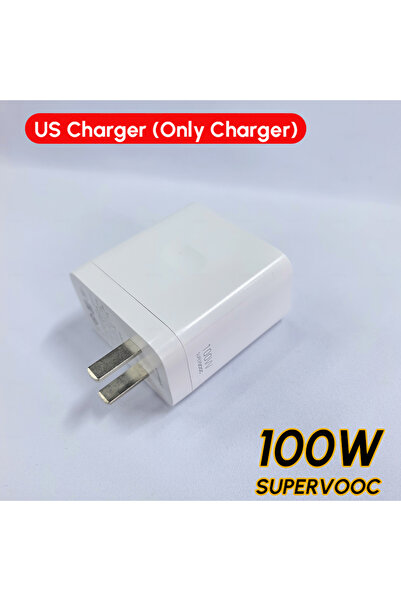 Oneplus Only US Charger Charger Original 100W 80W USB Adapter SUPERVOOC Type ...