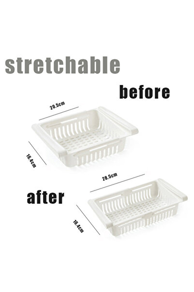 Choice White Fridge Organizer Storage Box Creative Multifunctional Refrigerator Drawer for Fruit Egg Food P