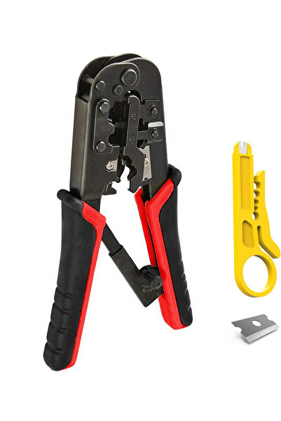 Choice Red RJ45 Crimper RJ11 RJ45 Crimping Tool Ethernet Network LAN Cable Cr...