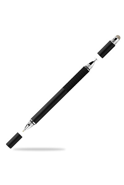 Choice black 3 in 1 Multi-function Touch Screen Pen Universal High Precision Capacitive Fiber Fine Point Di