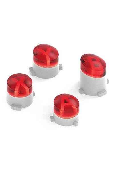 Choice طقم تعديل المؤخرة ABXY البديل من YuXi باللون الأحمر لأجهزة تحكم Xbox O...