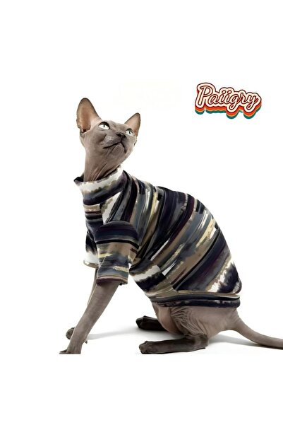 Choice ملابس صيفية للحيوانات الأليفة من القطة والكلب باللون الرمادي والأزرق م...