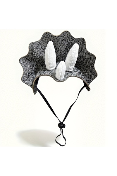 Choice 1pc Pet Triceratops Transformation Hat! Dog Funny Headgear Halloween/party/cute Pet Photo Eye-catchi