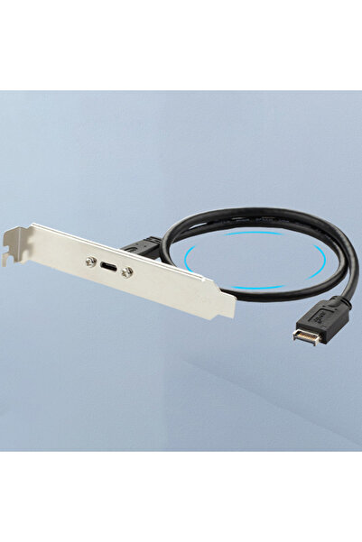 Choice محول كابل تمديد USB C من النوع E إلى النوع C باللوحة الأمامية، محول US...