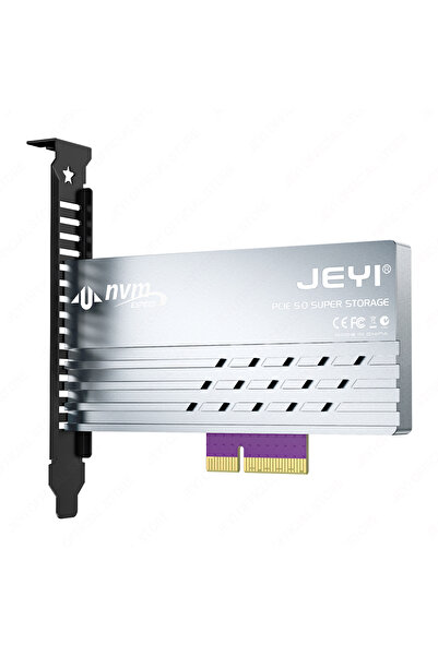 JEYI PCIe 5.0 X4 PCIe 5.0 to M.2 NVMe Adapter Card, High-Speed PCIe X4/X8/X16...