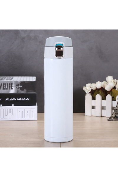 Choice 501-600ml white 500M/16 Oz Insulated Mug Tritan Material Stainless Ste...