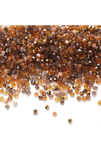 Choice9 08 Ka 500pcs/Lot Mixed Color 2mm Brown Bicone Beads for Jewelry Makin...