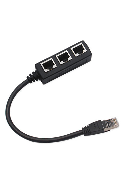Choice محول شبكة موزع كابل إيثرنت RJ45 من 1 إلى 3، موزع إيثرنت من 1 إلى 3 كاب...