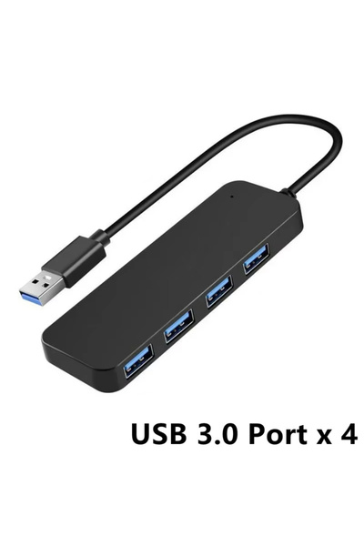Choice موزع USB 3.0 بأربعة منافذ موزع USB 4 في 1 موزع USB 3.0 بأربعة منافذ عا...