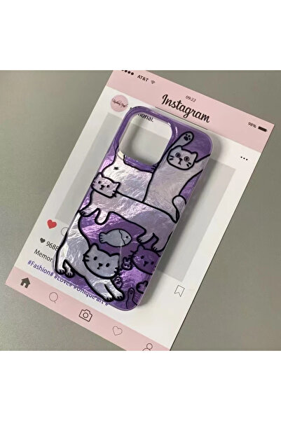 Choice جراب هاتف iPhone 14 Pro 1 من مادة صدفية دوامية مثقبة من مادة IND باللو...