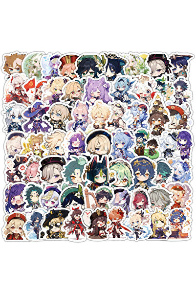 Choice3 100PCS 10/30/50/100pcs Kawaii Genshin Impact Cartoon Stickers Anime G...