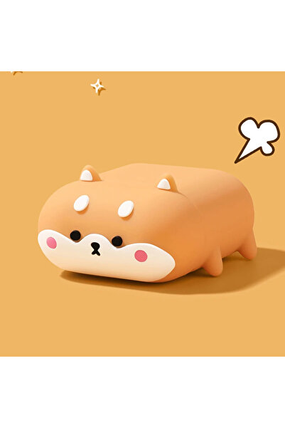 Choice حافظة سماعات AirPods Pro 2 بتصميم كلب 02 ثلاثي الأبعاد على شكل بسكويت الشوكولاتة والخبز لأجهزة AirPods 1 2 3 4 Pro بتصميم كرتوني لطيف