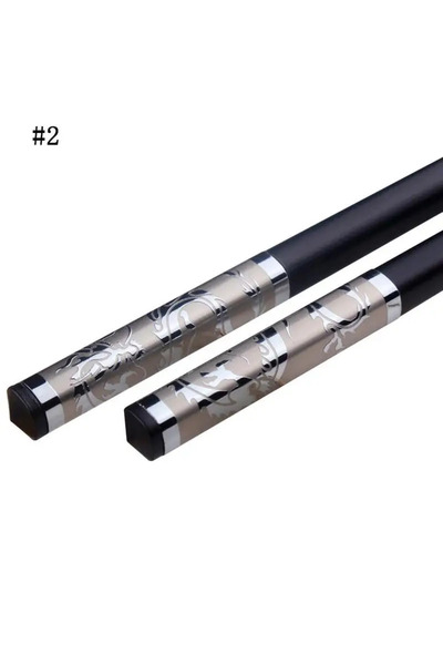 Choice Silver Chinese Gold Dragon Style Chopsticks Luxury Alloy Sushi Chopsti...