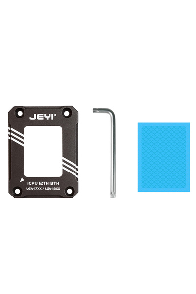 JEYI إطار وحدة المعالجة المركزية A17XX-BCF من Intel من الجيل الثاني عشر إلى الخامس عشر، إطار تصحيح انحناء وحدة المعالجة المركزية، مخطط خلفي ثابت من الألومنيوم لوحدة المعالجة المركزية