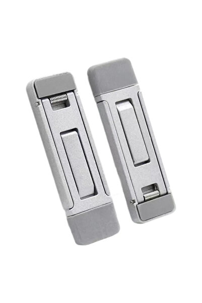 Choice حامل كمبيوتر محمول فضي، حامل مجسم صغير محمول غير مرئي، حوض حراري، دعامة قدم لوحة المفاتيح،