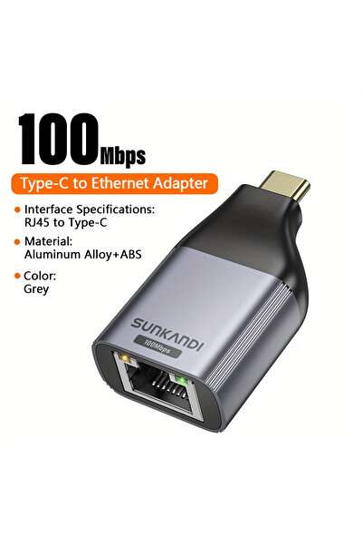 Choice 100mbps SUNKANDI USB C to Ethernet Adapter, 1Gbps Gigabit RJ45 to Type...