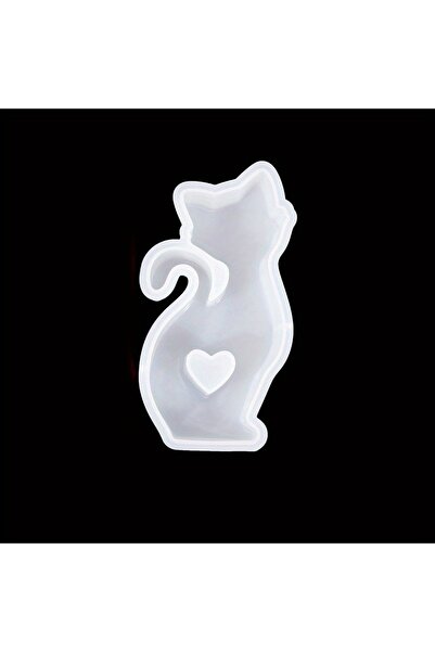 Choice 1pc 1pc Cat Heart Hollow Silicone Mold for Aromatherapy Candles, Plast...