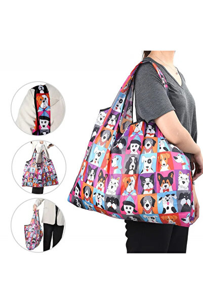 Choice 1 قطعة 1 قطعة حقيبة تخزين قابلة للطي، حقيبة صديقة للبيئة، حقيبة تسوق س...