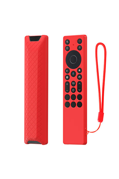 APWIKOGER Red Silicone Cover with Lanyard Anti-Slip Drop-Proof Protective Cas...
