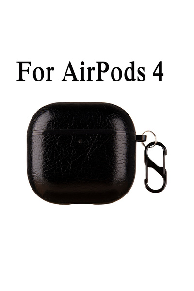 Choice حافظة جلدية سوداء عتيقة من البولي يوريثان لأجهزة AirPods 4 4th ANC 202...