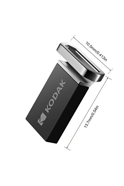 Kodak 128 GB black USB3.2 Flash Drive 32GB 64GB 128GB K113 Metal Pendrive High Speed 140MB/s MINI Ke