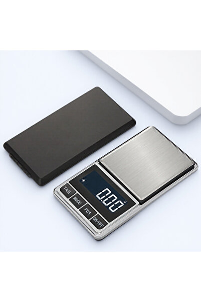 Choice ميزان مجوهرات إلكتروني أسود بدقة 0.01 جرام، ميزان جيب صغير، مقياس جرام للذهب والمطبخ