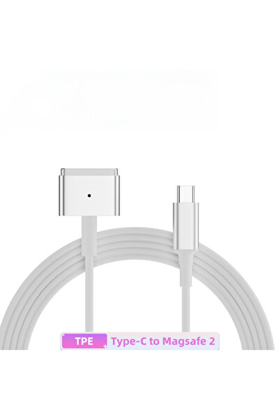 Choice Mag2T-TPE 1.8m-100W Type-C to Magsafe 1L / 2T Cable for MacBook Air/MacBook Pro 45W 60W 85W 12/13/15