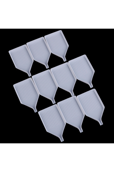 Choice 10pcs 10pcs 2 In 1 Diamond Painting Tools Trays Beads Organize Storage Container Trays Diamond Embro