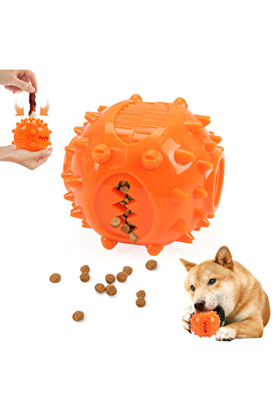 Choice كرة توزيع مكافآت المضغ التفاعلية للكلاب البرتقالية - ذاتية اللعب، لتخف...