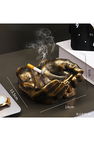 Choice Bj1835-55 Vintage Gold Resin Handicrafts Decorations Sacred Hands Anti...