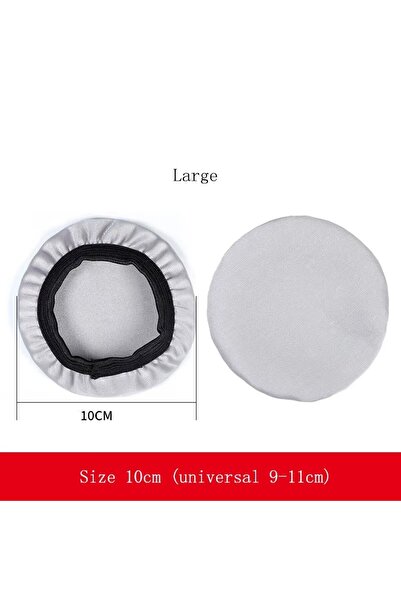 Choice غطاء سماعة رأس كبير رمادي اللون، واقي أذن مرن قابل للغسل، غطاء مقاوم للغبار لسماعات الرأس فوق الأذن