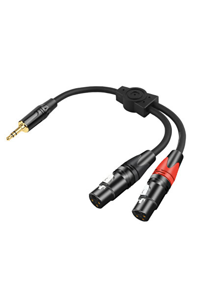 Choice1 <=0.5 متر 3.5 إلى 2XLR F AUX 3.5 مم إلى 2 XLR ذكر أنثى 3.5 كابل صوت X...