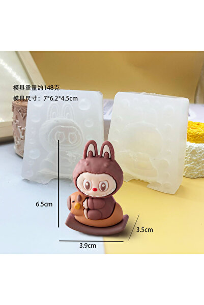 Choice قالب سيليكون على شكل حرف D ثلاثي الأبعاد لصنع الشموع/الصابون بنفسك، مج...