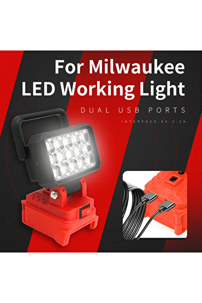 Choice لمصابيح ميلووكي ليد، مناسبة لبطاريات ميلووكي M18 المحمولة، كشاف لاسلكي...