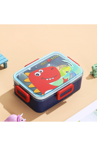 Choice صندوق غداء لطيف على شكل ديناصور مكون من حجرتين للأطفال والبنات والأولا...