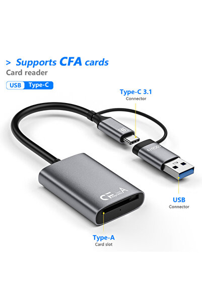 Choice Support CFA card CFe Card Reader CFexpress Type A Card Reader High-Spe...