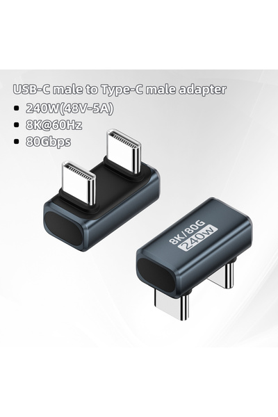 Choice 240 واط CG-CG UX LS USB 4.0 PD240 واط 8K 60 هرتز موصل شاحن ماك بوك 80 جيجابت في الثانية USB C إلى Type-C عالي السرعة