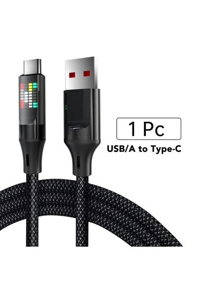 Choice كابل بيانات USB إلى Type C بطول 2 متر، 1 متر/2 متر، 120 واط، 6 أمبير، ...