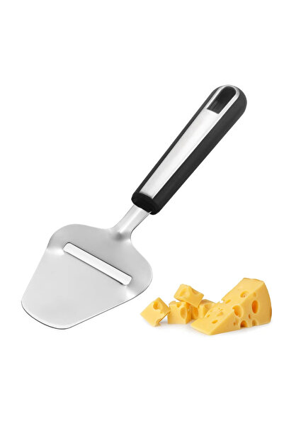 Choice قطاعة جبن فضية من الفولاذ المقاوم للصدأ، ماكينة حلاقة جبن شديدة التحمل، مجرفة، قطاعة زبدة، قاطعة جبن مسطحة