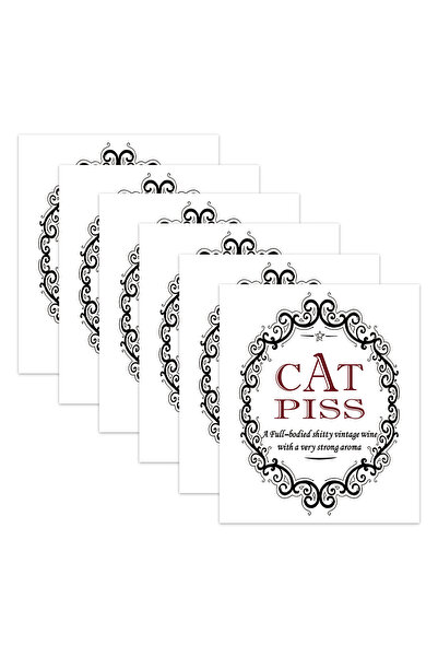 Choice 12X10CM 6pcs stickers 6pcs Christmas Funny Wine Bottle Labels Humorous...