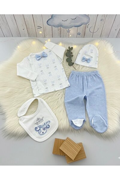 Murat Baby Prens yazılı 4’lü hastane çıkışı seti
