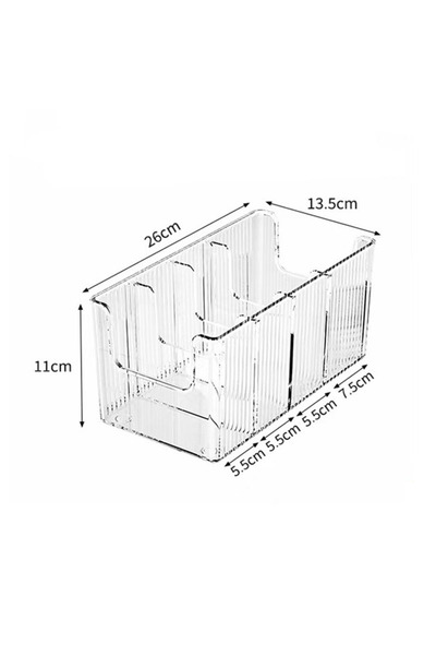 Choice 1pc Belt Organizer Box Large Capacity Belt Organizer Rack with 4pcs Detachable Clear Tie and Belt Pl