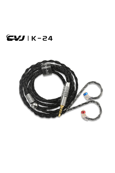 Choice 2.5 3.5 4.4 0.75 كابل ترقية HIFI مطلي بالفضة CVJ K24 24 Core 2.5/3.5/4.4/QDC//MMCX/0.