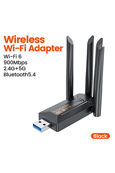 Choice4 toocki AX900 4-Antennas Toki TB07 AX1300/AX900 WiFi6 USB Adapter with...