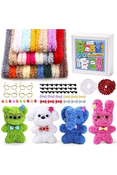 Choice 138 قطعة 52/85/138 قطعة منظفات أنابيب سميكة للغاية لوازم حرفية من الصو...