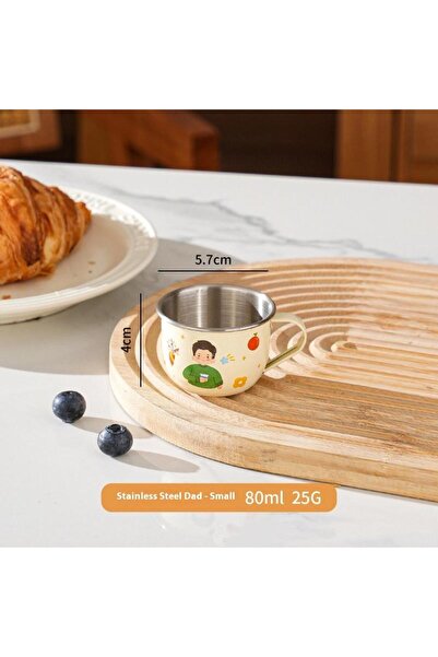 Choice كوب ماء صغير لطيف مضاد للحروق من الفولاذ المقاوم للصدأ للأطفال بسعة 80...