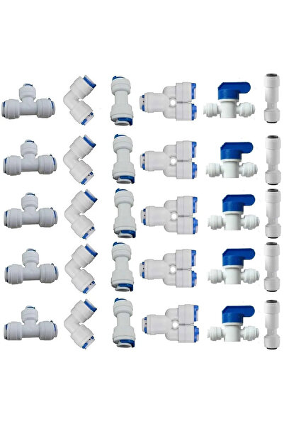 Choice 1/4" OD Quick Connect Push In to Connect Water Tube Fitting for RO Rev...