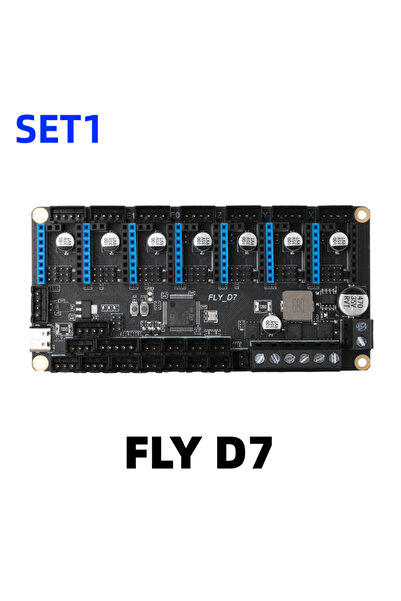 Choice لوحة D7 Mellow 7 Axis FLY D7 Klipper Board، أجزاء طابعة ثلاثية الأبعاد للوحة الرئيسية منخفضة التكلفة للطابعة ثلاثية الأبعاد DIY P