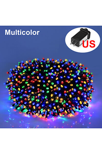 Choice 10 أمتار 100 مصباح LED RGB 110 فولت قابس الولايات المتحدة الأمريكية أض...